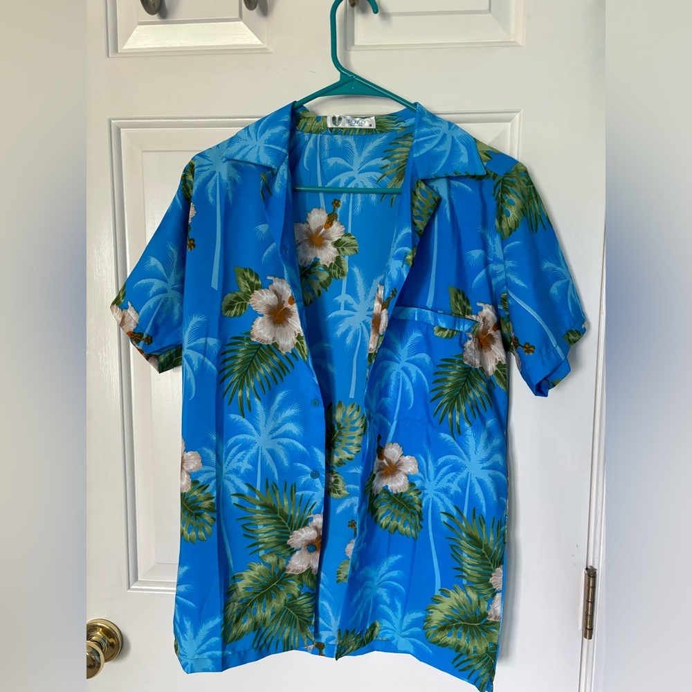 Blue Hawaiian Shirt